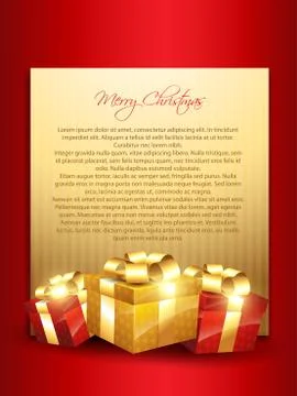 Vector gift box Stock Illustration