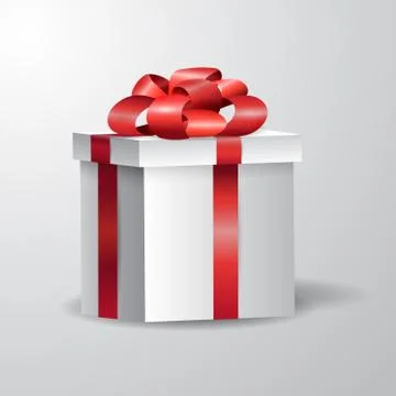 Vector gift box illustration Stock Illustration