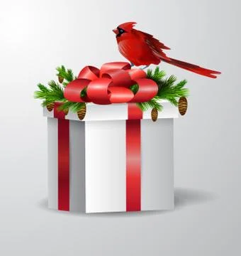 Vector gift box illustration Stock Illustration