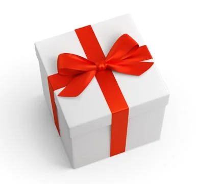 Vector gift box on white background Stock Illustration