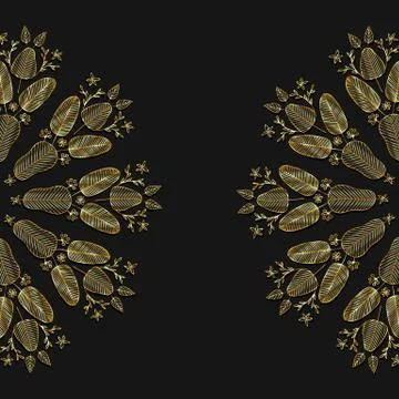 Vector gift card template with copy space Stock Illustration