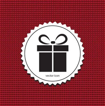 Vector gift icon Stock Illustration