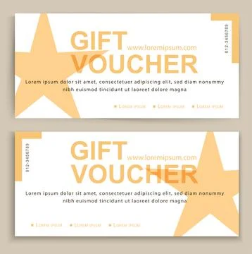 Vector gift with star. Universal flyer for business. vector design for Stock Illustration