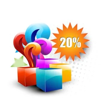 Vector giftbox Stock Illustration