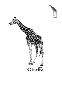 Vector giraffe logo illustration. Wild animal. Stock Illustration