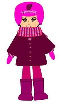 Vector girl Stock Illustration