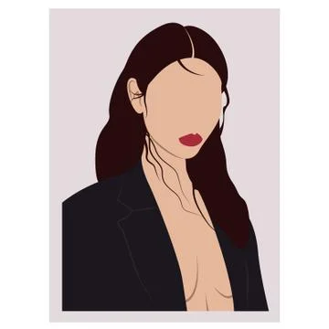 Vector girl Stock Illustration