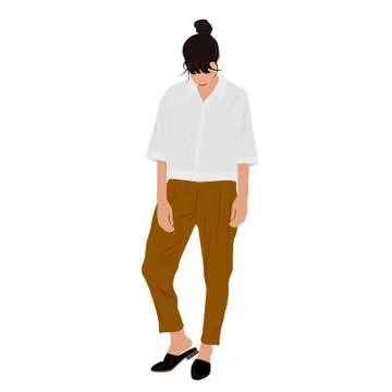 Vector girl Stock Illustration