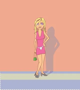 Vector Girl Illustration Stock Illustration