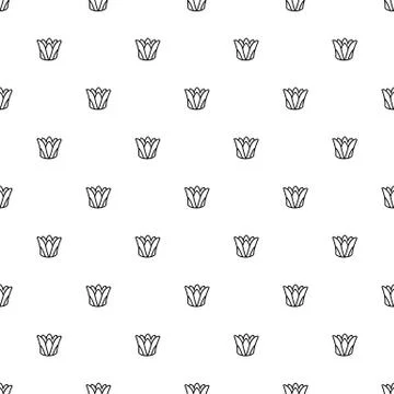 Vector girlish seamless pattern Stock Illustration