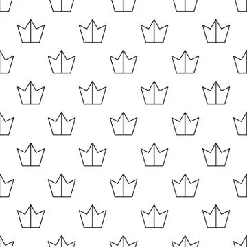 Vector girlish seamless pattern Stock Illustration