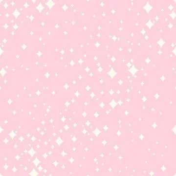 Vector girlish seamless pattern Stock Illustration