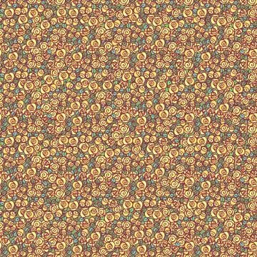 Vector girlish seamless pattern Stock Illustration