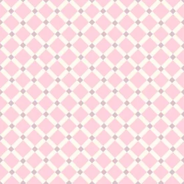 Vector girlish seamless pattern Stock Illustration