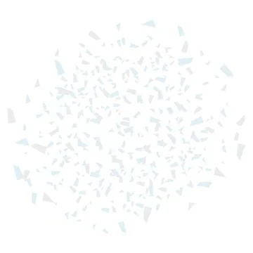 Vector glass explosion isolated. Shatter glass particle Stock Illustration