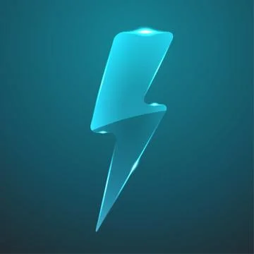 Vector glass flash icon Stock Illustration