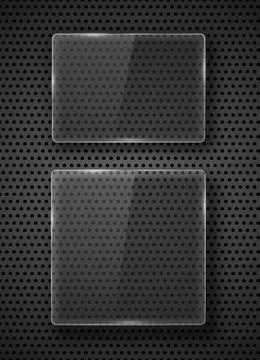 Vector glass frame. Stockillustratie