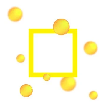 Vector glass morphism. Space for text, banner. Transparency effect. Place for Stock Illustration