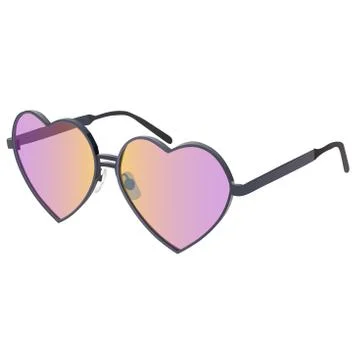 Vector glasses in heart shape Stock Illustration