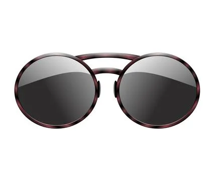 Vector Glasses. Vector illustration on white background Illustrazione stock