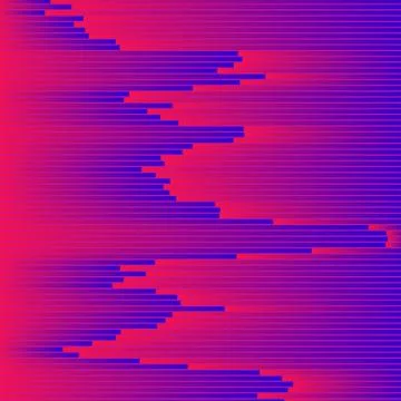 Vector glitch background. Digital image data distortion. Colorful abstract ba Stock Illustration