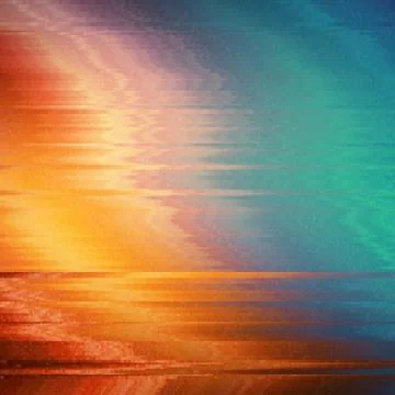 Vector glitch background. Digital image data distortion. Colorful abstract ba Stock Illustration