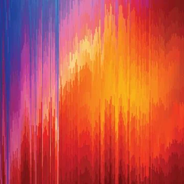 Vector glitch background. Digital image data distortion. Colorful abstract ba Stock Illustration