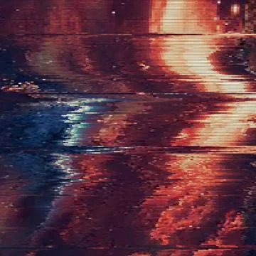 Vector glitch background. Digital image data distortion. Colorful abstract ba 스톡 일러스트