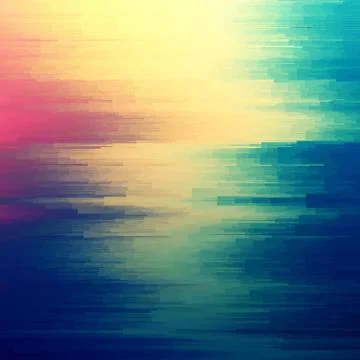 Vector glitch background. Digital image data distortion. Colorful abstract ba Stock Illustration