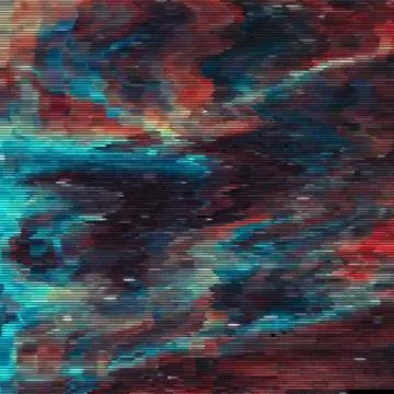 Vector glitch background. Digital image data distortion. Colorful abstract ba Stock Illustration