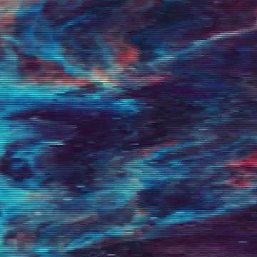 Vector glitch background. Digital image data distortion. Colorful abstract ba 스톡 일러스트