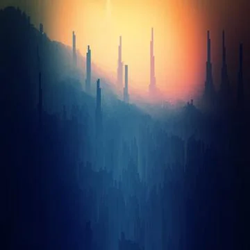 Vector glitch background. Digital image data distortion. Colorful abstract ba Stock Illustration