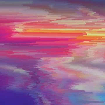 Vector glitch background. Digital image data distortion. Colorful abstract ba Illustrazione stock