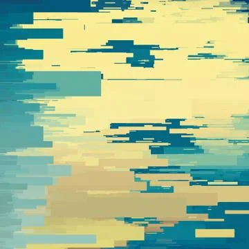 Vector glitch background. Digital image data distortion. Colorful abstract ba 스톡 일러스트