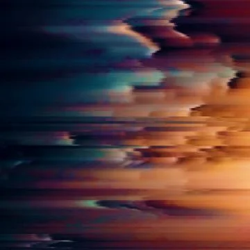 Vector glitch background. Digital image data distortion. Colorful abstract ba Stock Illustration