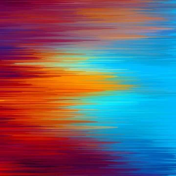 Vector glitch background. Digital image data distortion. Colorful abstract ba Stock Illustration