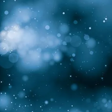 Vector glittering stars on bokeh background Stock Illustration