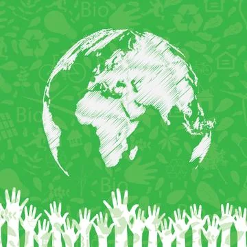 Vector global unity poster Stock Illustration