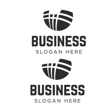 Vector globe icon. Globe tech logos company. Data logotype. Illustrazione stock