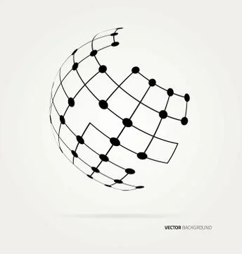 Vector globe icon Stock Illustration