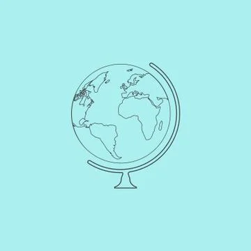 Vector globe icon イラスト素材