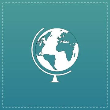 Vector globe icon Stock Illustration
