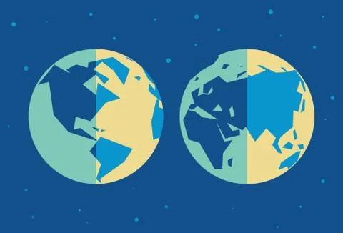 Vector globe Stock Illustration