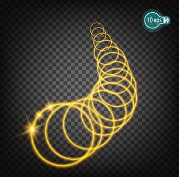 Vector glow of charged particles. Star with a dusty trace of sparkling particles Stock Illustration