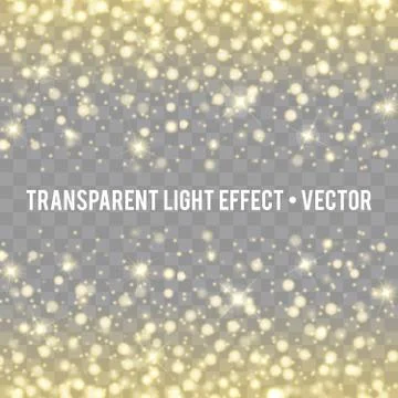 Vector Glow light Effect. Star burst with Sparkles. Stock Illustration