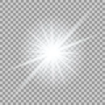 Vector glowing light effect. 库存插图