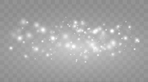 Vector glowing stars. Glitter effect Stock Illustration