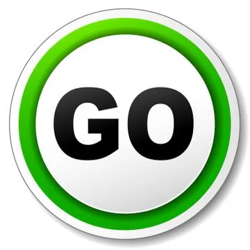 Vector go icon Stock Illustration