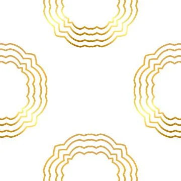 Vector gold abstract seamless patterns 스톡 일러스트
