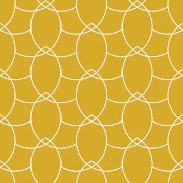 Vector gold chains geometric seamless pattern Stock Illustration